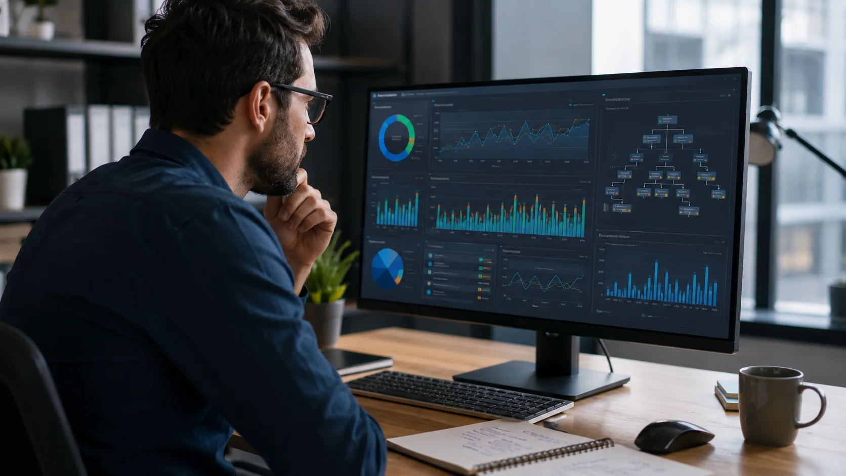 Consultant analysant les performances, l’architecture et les données d’un site dans le cadre d’un audit SEO.