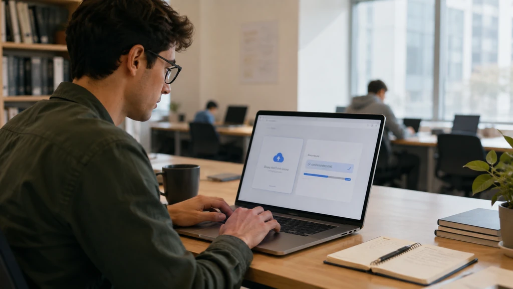 Utilisateur déposant un fichier volumineux sur FileZ pour générer un lien de téléchargement